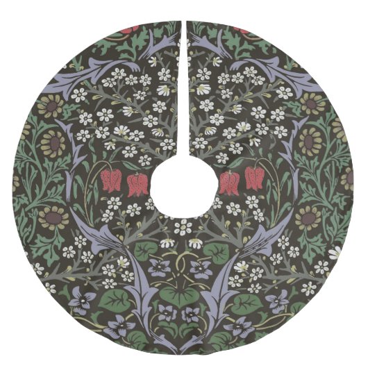 Jupon De Sapin En Polyester Brossé William Morris Blackthorn Tapestry Floral (Devant)