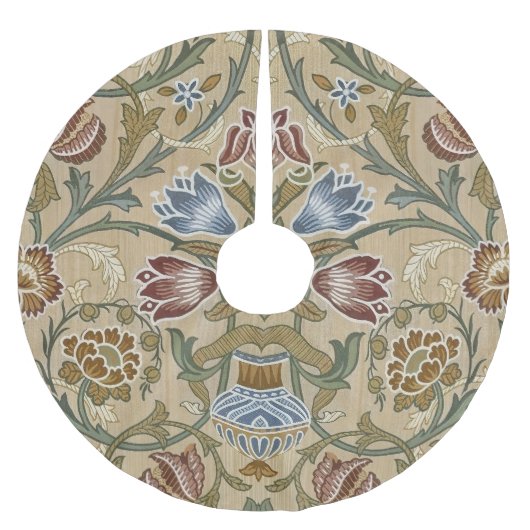 Jupon De Sapin En Polyester Brossé William Morris Brocade Elégant Garden Classic (Devant)