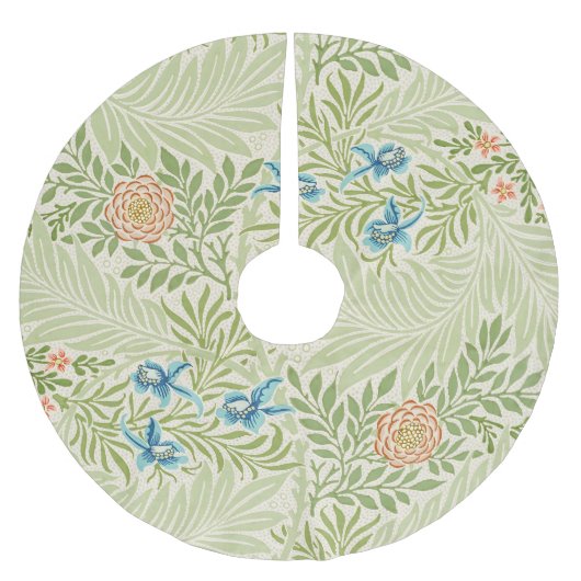 Jupon De Sapin En Polyester Brossé William Morris Larkspur Floral Pattern (Devant)