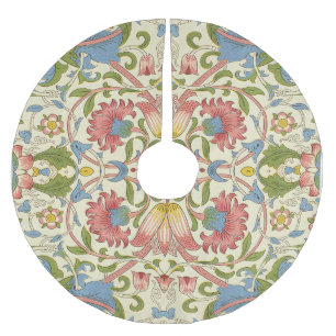 Jupon De Sapin En Polyester Brossé William Morris Loddon Blossom Motifs Floraux