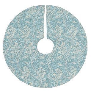 Jupon De Sapin En Polyester Brossé William Morris Motif Floral Arcadia