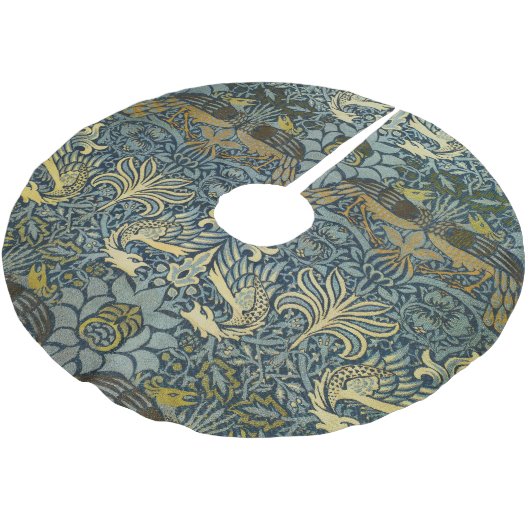Jupon De Sapin En Polyester Brossé William Morris Peacock Dragon Classic (Angle)