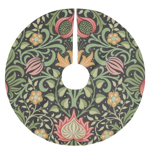 Jupon De Sapin En Polyester Brossé William Morris Persian Floral Antique (Devant)