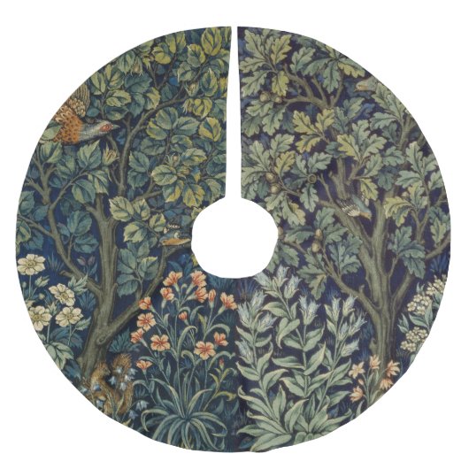 Jupon De Sapin En Polyester Brossé William Morris Pheasier Bois Bois (Devant)