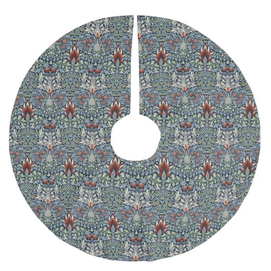 Jupon De Sapin En Polyester Brossé William Morris Snakeshead Floral Classique Botaniq (Devant)