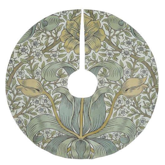 Jupon De Sapin En Polyester Brossé William Morris Spring Thicket Classic Pattern (Devant)