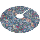 Jupon De Sapin En Polyester Brossé William Morris Strawberry Thief Floral Pattern (Angle)