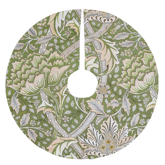 Jupon De Sapin En Polyester Brossé William Morris Windrush Floral Pattern Classic (Devant)