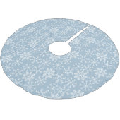 Jupon De Sapin En Polyester Brossé Winter SNOWFLAKES sans couture motif + vos idées (Angle)