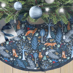 Jupon De Sapin En Polyester Brossé Winter Woodland Blue/Gold ID785<br><div class="desc">Cette motif originale jupe d'arbre présente une palette de couleurs attrayante dans les tons bleu et or. Le charme sophistiqué de ce design n'est pas seulement pour les enfants ou Noël ; le pays des animaux et du feuillage en hiver donne à ce motif une ambiance moderne et contemporaine. L'aquarelle...</div>