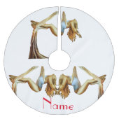 Jupon De Sapin En Polyester Brossé yoga aérien Thunder_Cove (Devant)