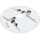 Jupon De Sapin En Polyester Brossé Yoga Poses Thunder_Cove (Angle)