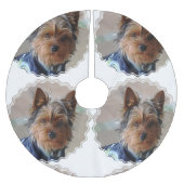 Jupon De Sapin En Polyester Brossé Yorkie (Devant)