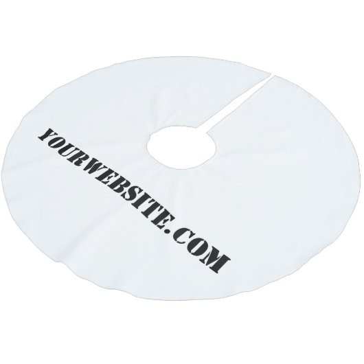 Jupon De Sapin En Polyester Brossé YourWebSite.com (Angle)