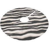 Jupon De Sapin En Polyester Brossé Zebra raye une texture transparente + vos idées (Angle)