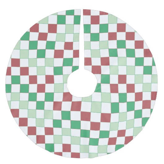 Jupon De Sapin En Polyester Brossé Zoomie Santa Christmas (Devant)
