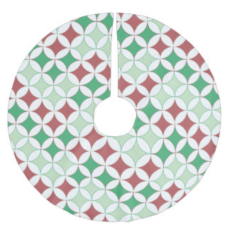 Jupon De Sapin En Polyester Brossé Zoomie Santa Christmas