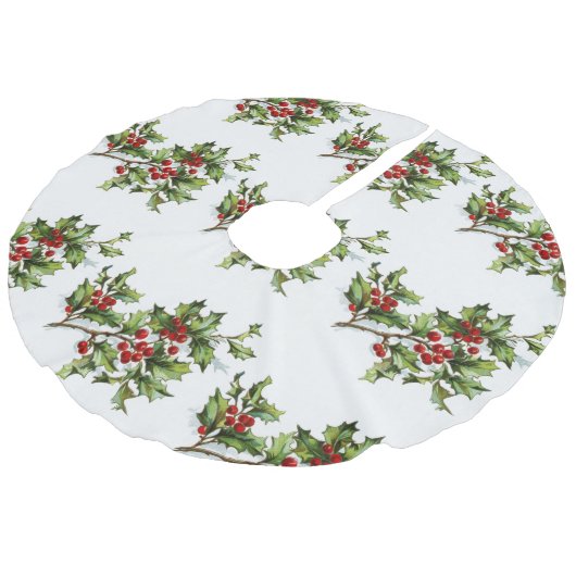 Jupon De Sapin Imitation Lin Baies Holly 001 (Angle)