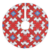 Jupon De Sapin Imitation Lin danois de noël (Devant)
