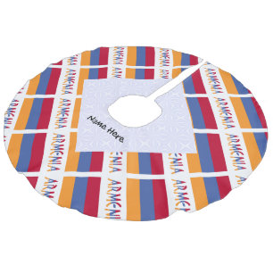 Jupon De Sapin Imitation Lin Drapeau arménien et arménien personnalisé