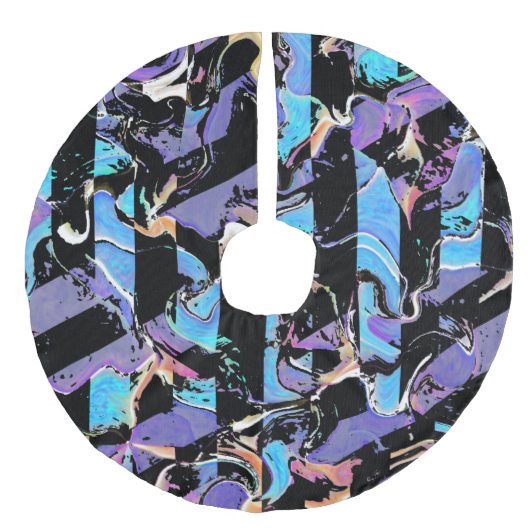 Jupon De Sapin Imitation Lin Eyesore brushed polyester tree skirt (Devant)