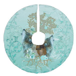 Jupon De Sapin Imitation Lin Guitare à vapeur aux loups