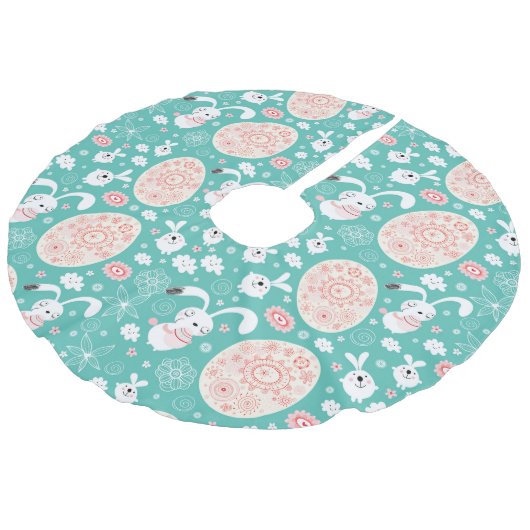 Jupon De Sapin Imitation Lin Jupe Arbre de Pâques (Angle)