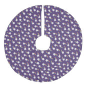 Jupon De Sapin Imitation Lin Jupe Arbre Rainbow Stars (Devant)