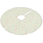 Jupon De Sapin Imitation Lin Jupe d'arbre des étoiles rétro (Angle)