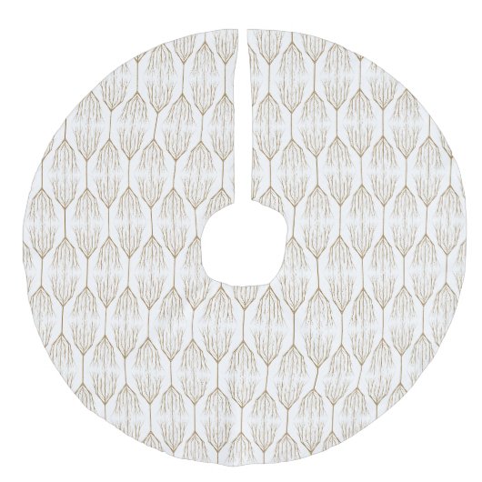 Jupon De Sapin Imitation Lin Jupe d'arbre d'hiver (Devant)