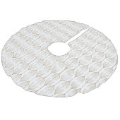 Jupon De Sapin Imitation Lin Jupe d'arbre d'hiver (Angle)