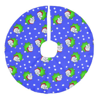 Jupon De Sapin Imitation Lin Jupe d'arbre Noël Père Noël Westies