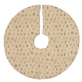 Jupon De Sapin Imitation Lin Jupe Runes Tree (Devant)