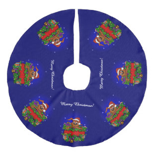 Jupon De Sapin Imitation Lin Lapin de Noël