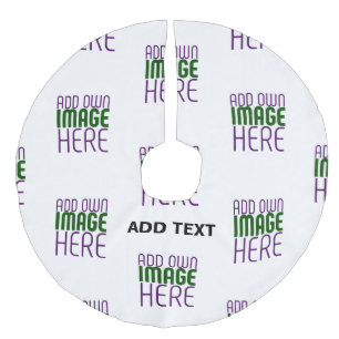 JUPON DE SAPIN IMITATION LIN MODÈLE DE TEXTE D'IMAGE BLANCHE SIMPLE MODERNE