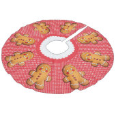 Jupon De Sapin Imitation Lin Monogramme de pain d'épices doux (Angle)