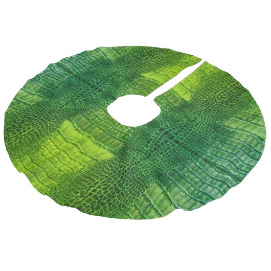 Jupon De Sapin Imitation Lin Monstre marin dans le vert clair Faux cuir (Angle)