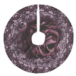 Jupon De Sapin Imitation Lin Rose Mandala 