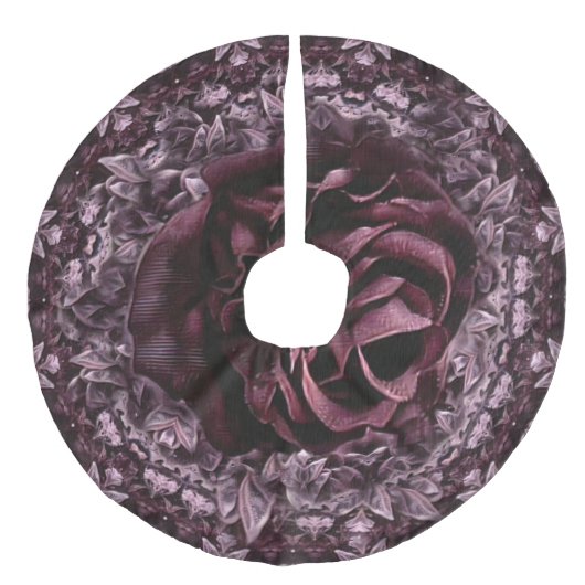 Jupon De Sapin Imitation Lin Rose Mandala (Devant)