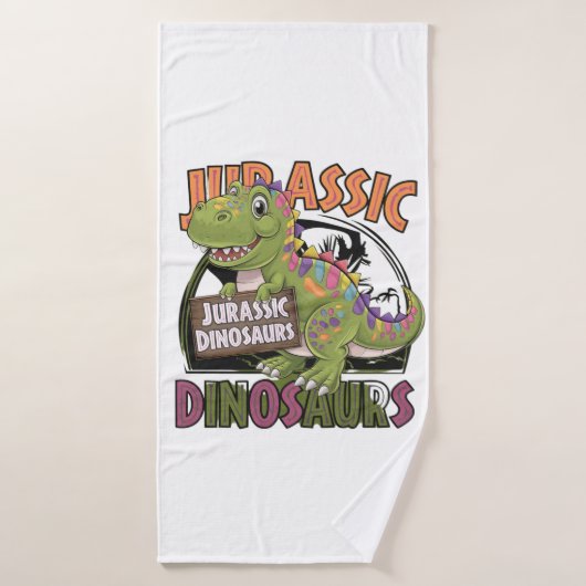 Jura-dinosaurus Badhanddoek (Badhanddoek)