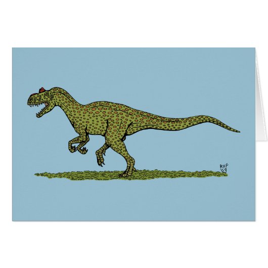 Jurassic Dinosaur Allosaurus (Voorkant Horizontaal)
