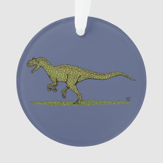 Jurassic Dinosaur Allosaurus Ornament (voorkant)