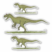 Jurassic Dinosaur Allosaurus Sticker (Voorkant)