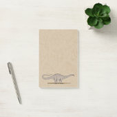 Jurassic Dinosaur Apatosaurus Post-it Notes (Kantoor)