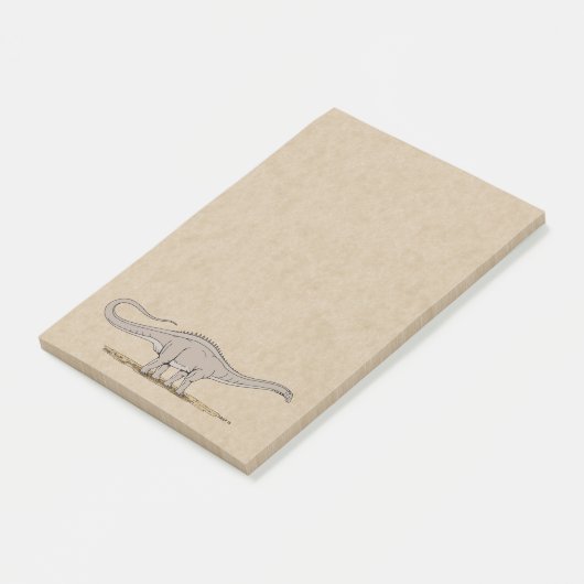 Jurassic Dinosaur Apatosaurus Post-it Notes (Schuin)