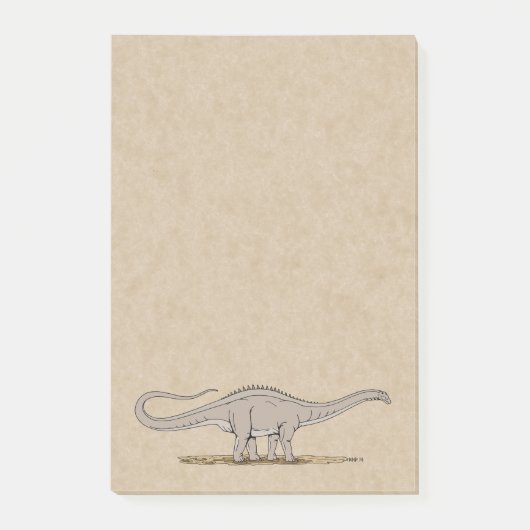 Jurassic Dinosaur Apatosaurus Post-it Notes (Voorkant)