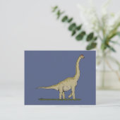 Jurassic Dinosaur Brachiosaurus Briefkaart (Staand voorkant)