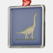 Jurassic Dinosaur Brachiosaurus Metalen Ornament (Links)