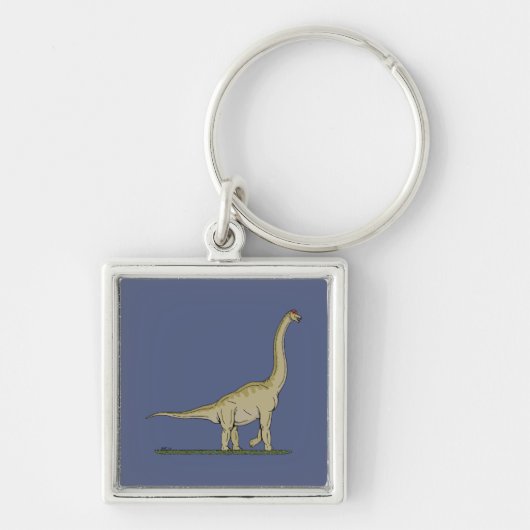 Jurassic Dinosaur Brachiosaurus Sleutelhanger (Voorkant)