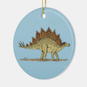 Jurassic Dinosaur Stegosaurus Keramisch Ornament (Links)